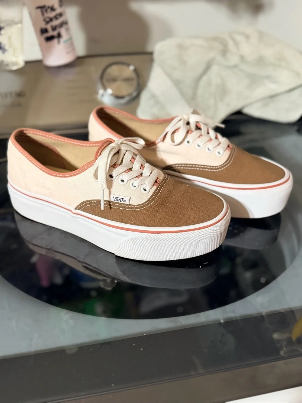 Vans Authentic Stackform Earthy Blocking Multi Platform Sneakers Women’s 9.5